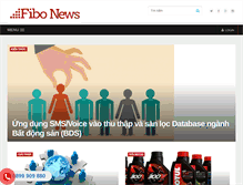 Tablet Screenshot of news.fibo.vn